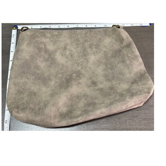 Tribal Pattern Gray & Brown Tote Bag With Adjustable Strap - Picture 10 of 11